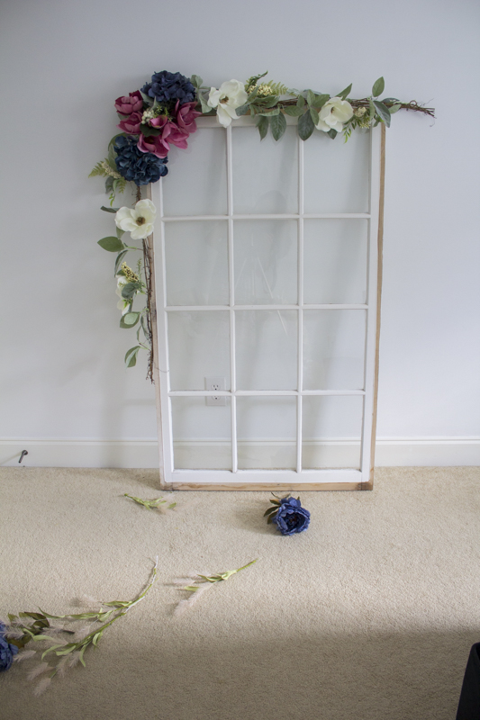 How to style a moody mantelscape with a dramatic DIY baby's breath garland