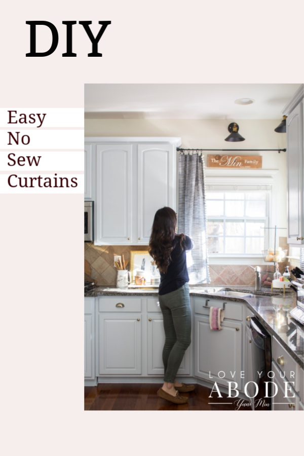 Easy DIY No Sew Curtains With Trim: Step By Step Tutorial - Bless