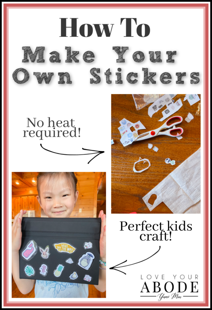 DIY Handmade Glitter Stickers  how to make stickers at home 