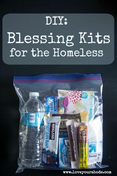 DIY: Blessing Kits for the Homeless at Orgjunkie - Love Your Abode