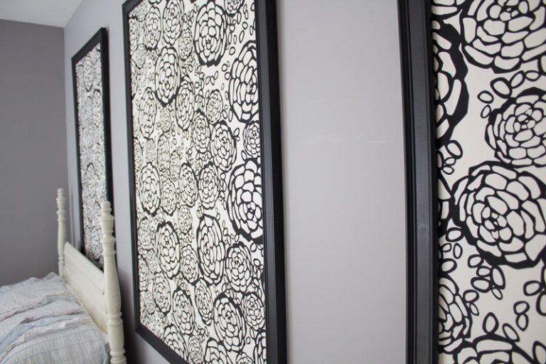 DIY Wallpaper Panels - Love Your Abode